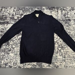 LL Bean 1/4 zip sweater Mens M